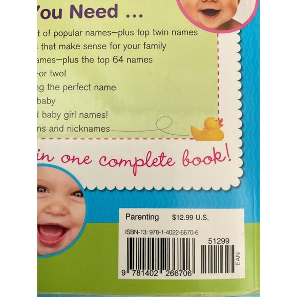 The 100,001+ Best Baby Names. The Complete Book of baby names by Lesley Bolton - Picture 3 of 3